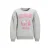 Me & My Monkey sweater Emma met printopdruk grijs melange