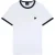 Lyle & Scott tonale ringer wit T-shirt