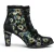 Laura Vita Floral Dames Victoriaanse blauwe leren enkellaarzen – Alcbaneo-130