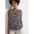 Street One Dames Gedessineerde blouse top in Blauw