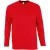 SOLS Heren Monarch T-Shirt met lange mouwen (Rood)