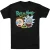 Rick And Morty Heren Blown Minds T-Shirt (Zwart)