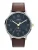TIMEX Analoog horloge ‘Waterbury Classic Moon Phase’  donkerblauw / bruin