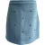 Maje Jizie minirok met bijenversiering in blauw polyester