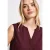 Street One Dames Blousetop in effen kleur in Rood