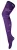 Sock Snob Dames80 denier ondoorzichtig patroon panty’s – Star Imperial Purple