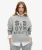 Kort Losvallend Athletic Essentials Sweatshirt met Ronde Hals Grijs