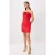TRENDYOLMİLLA Dames Rood Effen Kort / Mini Mouwloos A-lijn Jurken