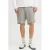 JACK & JONES PANTS STUDIO JPSTACE tapered regular waist gestreepte chino short met linnen bruin