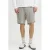 JACK & JONES PANTS STUDIO JPSTACE tapered gestreepte chino short met linnen bruin
