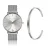 Dameshorloge en armband Amelia Parker Capsule Grey