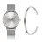 Dameshorloge en armband Amelia Parker Capsule Grey
