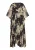 faina Jurk  beige / donkerbeige / zwart
