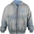 AMIRI AMIRI MA denimjas met ritssluiting Blauw