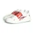 Valentino Garavani Calfskin flame rockstud open sneakers