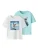 NAME IT Shirt ‘NMMVOTO’  navy / aqua / geel / wit