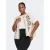 ONLY CARMAKOMA teddy gebloemde gilet ecru
