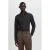 Mango Man Slim casual overhemd zwart