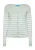SANIKA Gebreid vest  mintgroen / wit