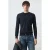 Mango Man wollen relaxed fit gebreide trui – marine