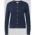 Tommy Hilfiger regular fit gebreid jack van katoenmix met gouden knopen
