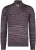 State Of Art Half Zip Trui Melange Bordeaux