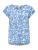 ONLY Blouse  hemelsblauw / wit