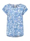 ONLY Blouse  hemelsblauw / wit