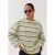 HARPER & YVE gestreept T-shirt – grijs