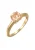ELLI Ring  goud / pasteloranje