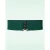 Lauren vintage stretchriem in groen