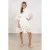 NUKUS mini jurk broderie ecru