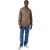 Hugo Heren Pullover Hoodie Katoenmix (Medium Grijs)