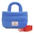 Les Visionnaires Handtas ‘Unio Cortina’  blauw
