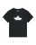 Watapparel Shirt ‘Astronaut in paper boat’  zwart / wit