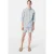 Scotch & Soda Yarn-dyed Linen Blend Striped Regular Fit Shirt Sky Blue Str