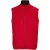 SOLS Heren Falcon Softshell Bodywarmer met rits (Peperrood)