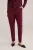WE Fashion tapered regular waist pantalon donkerrood