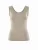 YOU LOOK PERFECT Gebreide top ‘TOP BLOSSOM – Geripptes Merino Top mit Rundhals’  taupe