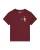 Watapparel Shirt ‘ Funny Cat ‘  camel / bordeaux / wit