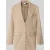 Karo Kauer Oversized lange blazer met labelpatch rug