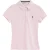 Roze polo met korte mouwen, slim fit en geborduurd Rigby Go-logo