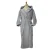 ARTG Dames/Dames Deluxe badjas met capuchon (Lichtgrijs)