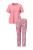 Ulla Popken Pyjamabroek  gemengde kleuren / rosa