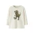 NAME IT MINI rechtvallende longsleeve met print – crème