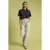 TRENDYOLMİLLA Dames Ecru Effen Wijde pijp Hoge taille Jeans