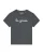 Watapparel Shirt ‘Be green’  antraciet / wit