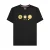 Lambretta Heren Vinyl Groot & Lang T-Shirt (Zwart)
