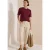 Cecil Dames Shirt met afhangende schouders en knopen in Rood