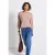 Street One Dames Shirt met gallonstrepen in Roze